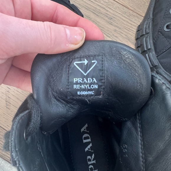 Women’s Prada Nylon high top sneakers - Picture 8 of 9